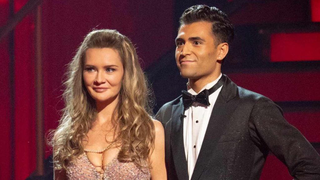 Anna Delvey and Ezra Sosa from “Dancing with the Stars” Season 33. (Source: ABC)